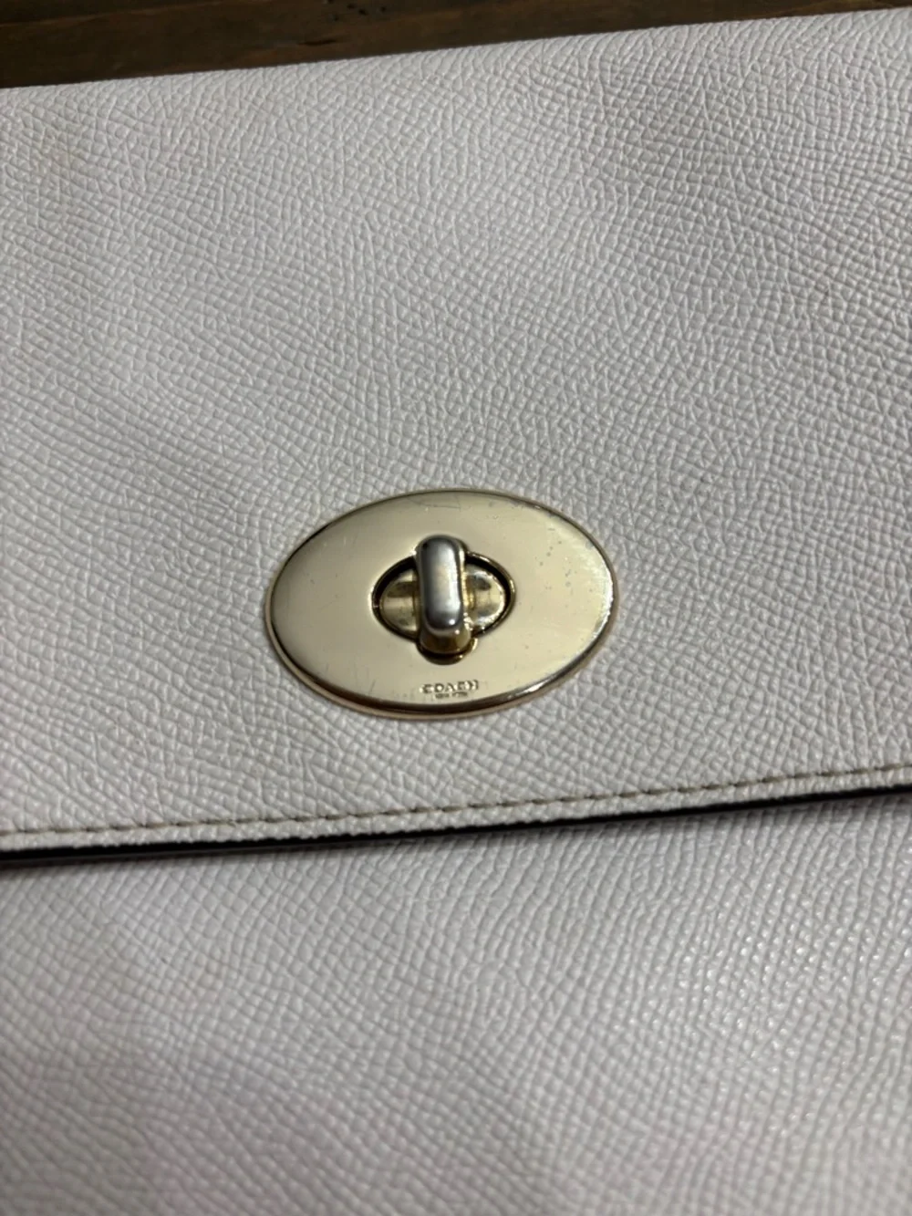Coach Ruby Crossbody Bag in Cream Crossgrain Leather